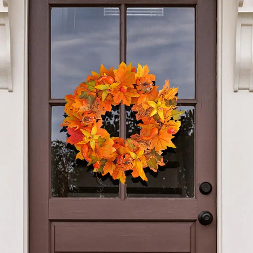 Halloween Door Wreath Faux Maple Leaf Wreath Harvest Festival Supplies Realistic Maple Pumpkin Wreath Autumn Faux Garland Diy
Halloween Door Wreath Faux Maple Leaf Wreath Harvest Festival Supplies Realistic Maple Pumpkin Wreath Autumn Faux Garland Diy