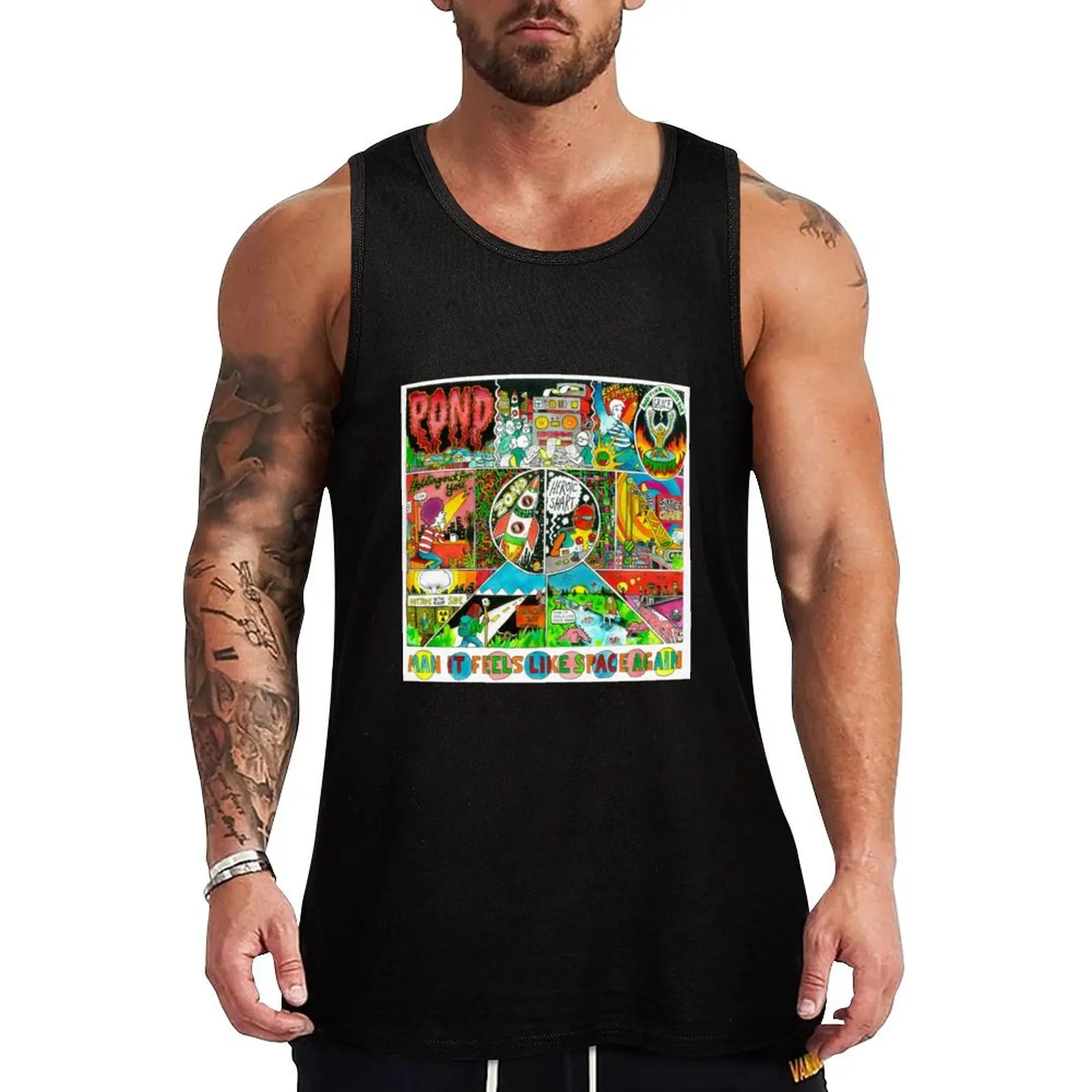 Pond - Man it Feels Like Space Again Tank Top gym accessories men Top summer Men's singlets
Pond - Man it Feels Like Space Again Tank Top gym accessories men Top summer Men's singlets
