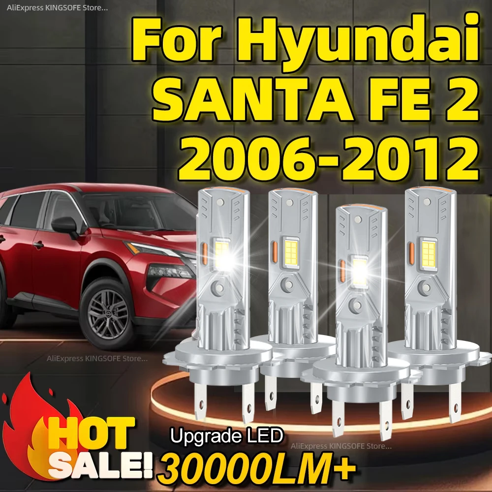 2/4Pcs High Power LED H7 200W Car Headlight Bulbs Cooling For Hyundai SANTA FE 2 2006 2007 2008 2009 2010 2011 2012
2/4Pcs High Power LED H7 200W Car Headlight Bulbs Cooling For Hyundai SANTA FE 2 2006 2007 2008 2009 2010 2011 2012