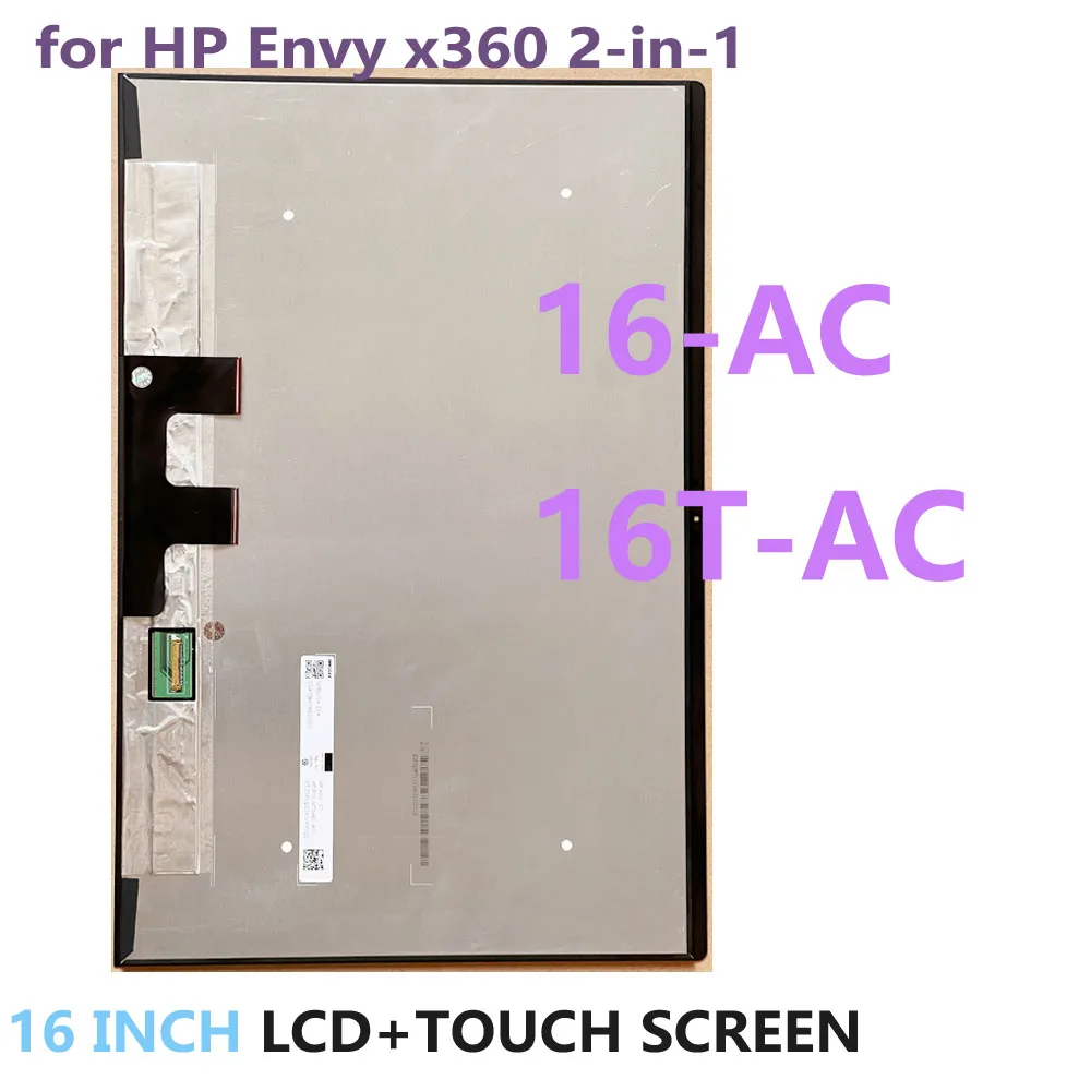 FHD 30 PIN 16'' LCD for HP Envy x360 2-in-1 16-AC 16-AC0023dx 16t-ac Lcd Display Touch Screen Digitizer Assembly Replacement
FHD 30 PIN 16'' LCD for HP Envy x360 2-in-1 16-AC 16-AC0023dx 16t-ac Lcd Display Touch Screen Digitizer Assembly Replacement