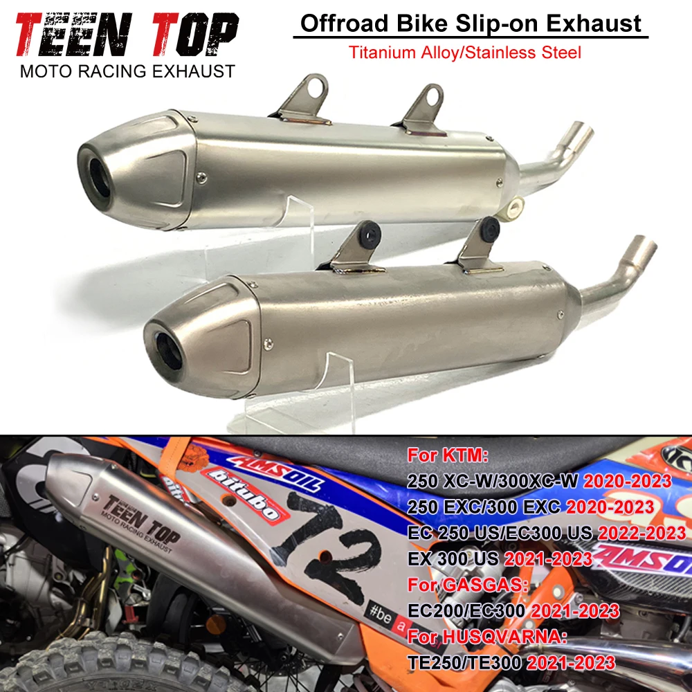 250/300 EXC Slip-on Exhaust 30mm For KTM 250 XC-W/300XC-W EC300 US Exhaust Muffler Dirt Bike Stainless Steel/Titanium Alloy
250/300 EXC Slip-on Exhaust 30mm For KTM 250 XC-W/300XC-W EC300 US Exhaust Muffler Dirt Bike Stainless Steel/Titanium Alloy