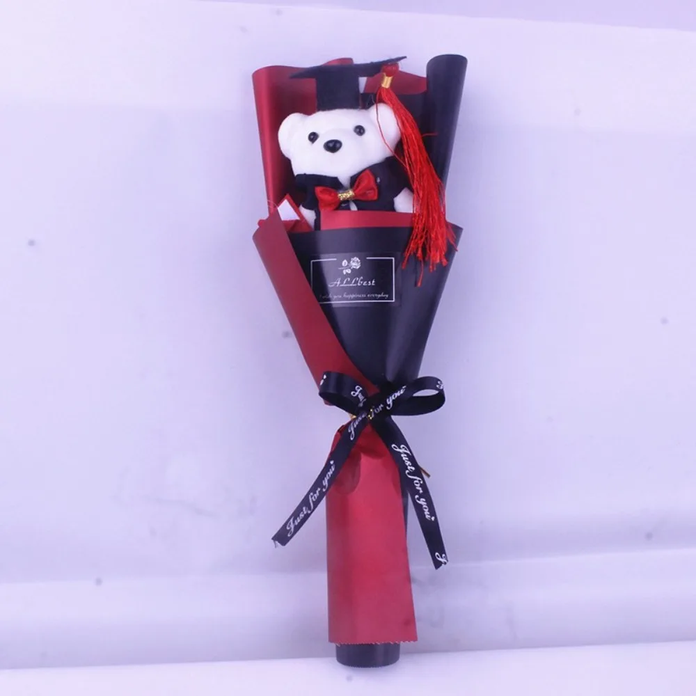 Bouquet Decoration Graduation Bear Bouquet Cartoon Plush Bear Bear Plush Bouquet Elegant Lovely Doctoral Bear Toy
Bouquet Decoration Graduation Bear Bouquet Cartoon Plush Bear Bear Plush Bouquet Elegant Lovely Doctoral Bear Toy