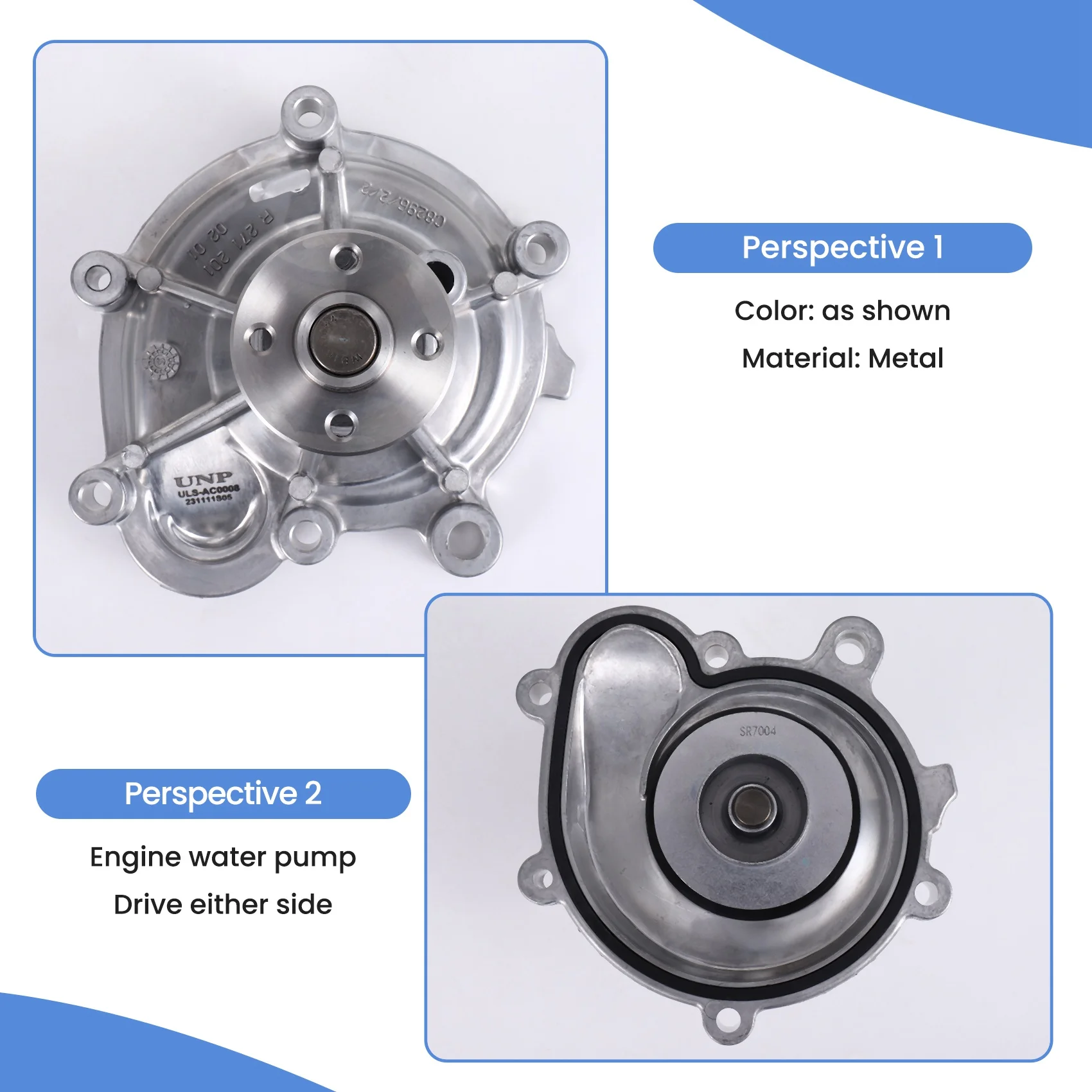 A80X-Engine Water Pump 2712001001 A2712001001 A2712000401 For C-Class E-Class GLK C209 A209 SLK R171 R172
A80X-Engine Water Pump 2712001001 A2712001001 A2712000401 For C-Class E-Class GLK C209 A209 SLK R171 R172
