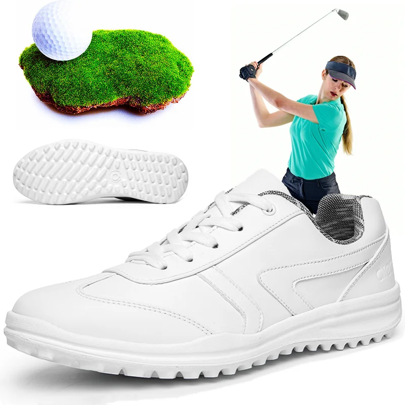 New Women's Professional Golf Shoes Leather Waterproof Non-slip Golf Training Shoes
New Women's Professional Golf Shoes Leather Waterproof Non-slip Golf Training Shoes