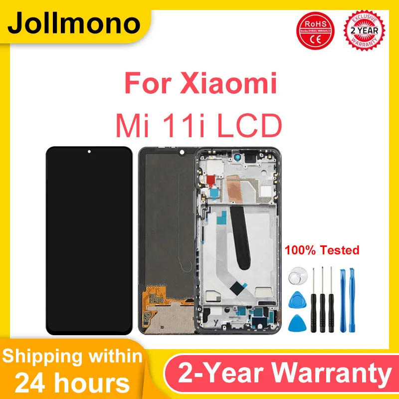 100% протестированный экран для Xiaomi Mi 11i M2012K11G, ЖК-дисплей, дигитайзер сенсорного экрана в сборе для Xiaomi Mi11i, ЖК-дисплей с рамкой
100% протестированный экран для Xiaomi Mi 11i M2012K11G, ЖК-дисплей, дигитайзер сенсорного экрана в сборе для Xiaomi Mi11i, ЖК-дисплей с рамкой