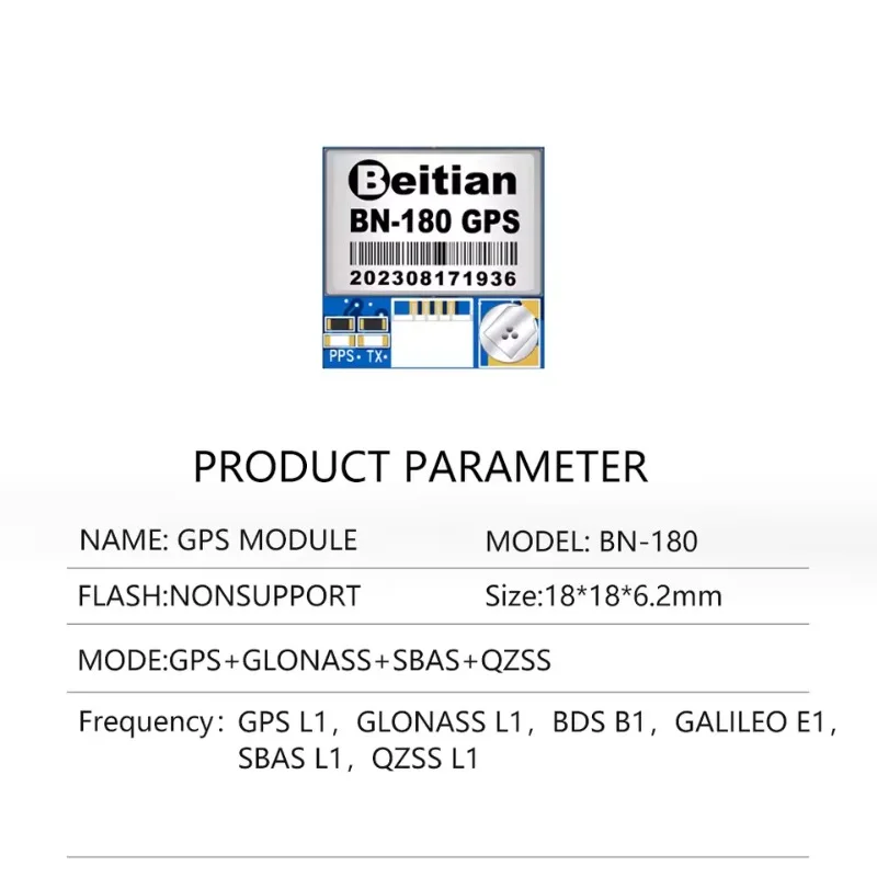 Модуль GPS Beitian BN-180 с керамической антенной G7020/M8030 GNSS для контроллера полета PX4 Pixhawk RC Drone, высокоточное позиционирование
Модуль GPS Beitian BN-180 с керамической антенной G7020/M8030 GNSS для контроллера полета PX4 Pixhawk RC Drone, высокоточное позиционирование
