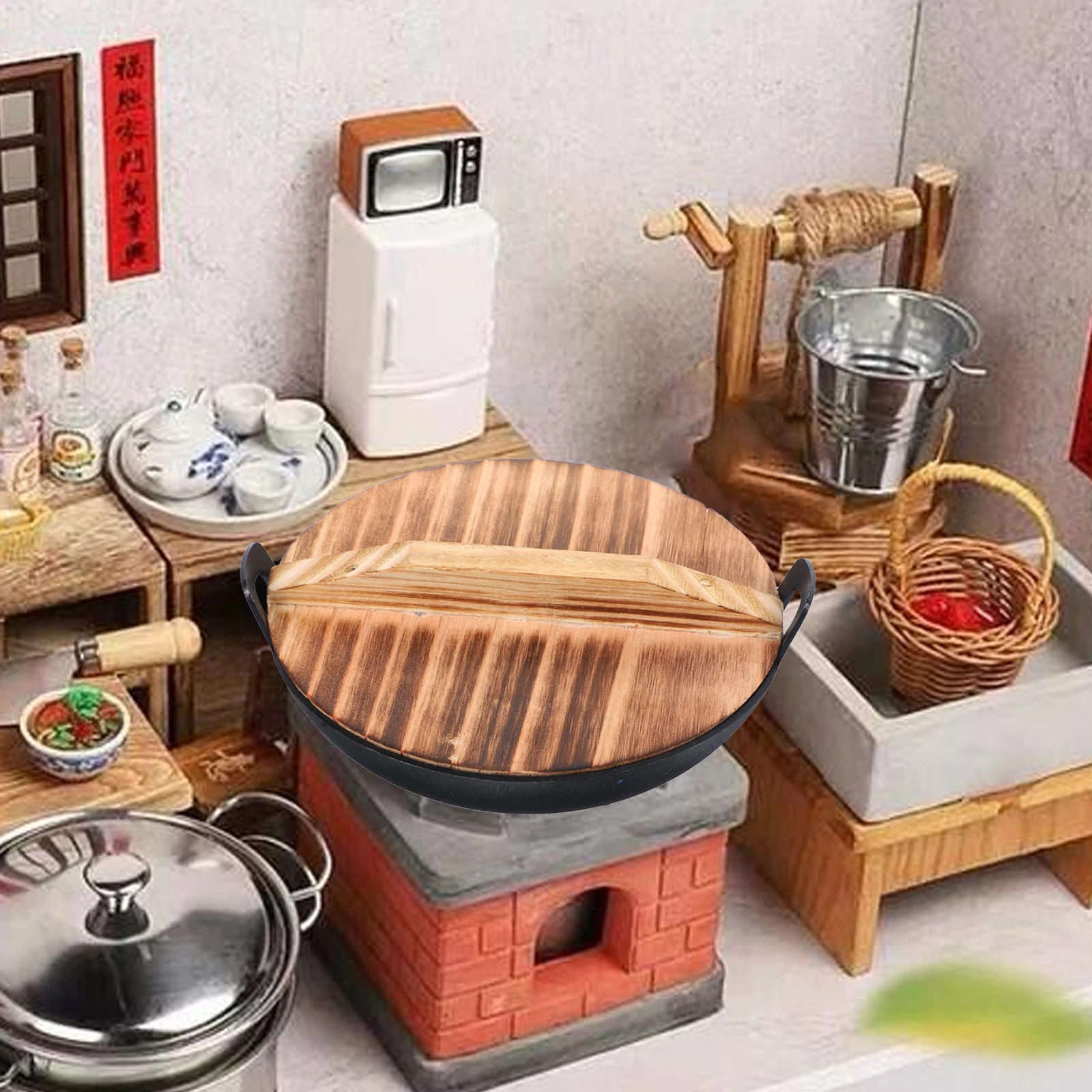 1PC Mini Iron Wok Kids Kitchen Toy Simulated Pan Lid Realistic Educational Playware Gift for Children Collectors 10.5cm
1PC Mini Iron Wok Kids Kitchen Toy Simulated Pan Lid Realistic Educational Playware Gift for Children Collectors 10.5cm