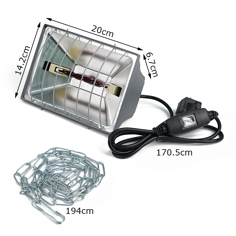 Chickens and Pigs Breeding Heating Lamp Piglet Red Light Insulation Lamp Poultry Flat Infrared Warm Light
Chickens and Pigs Breeding Heating Lamp Piglet Red Light Insulation Lamp Poultry Flat Infrared Warm Light