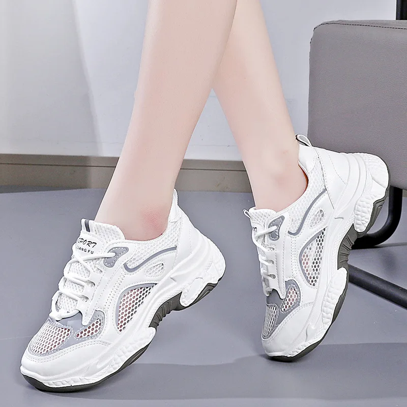 New Summer 2023 Breathable Mesh Father Shoes Korean Version of Sports Shoes INS Platform Running Shoes
New Summer 2023 Breathable Mesh Father Shoes Korean Version of Sports Shoes INS Platform Running Shoes