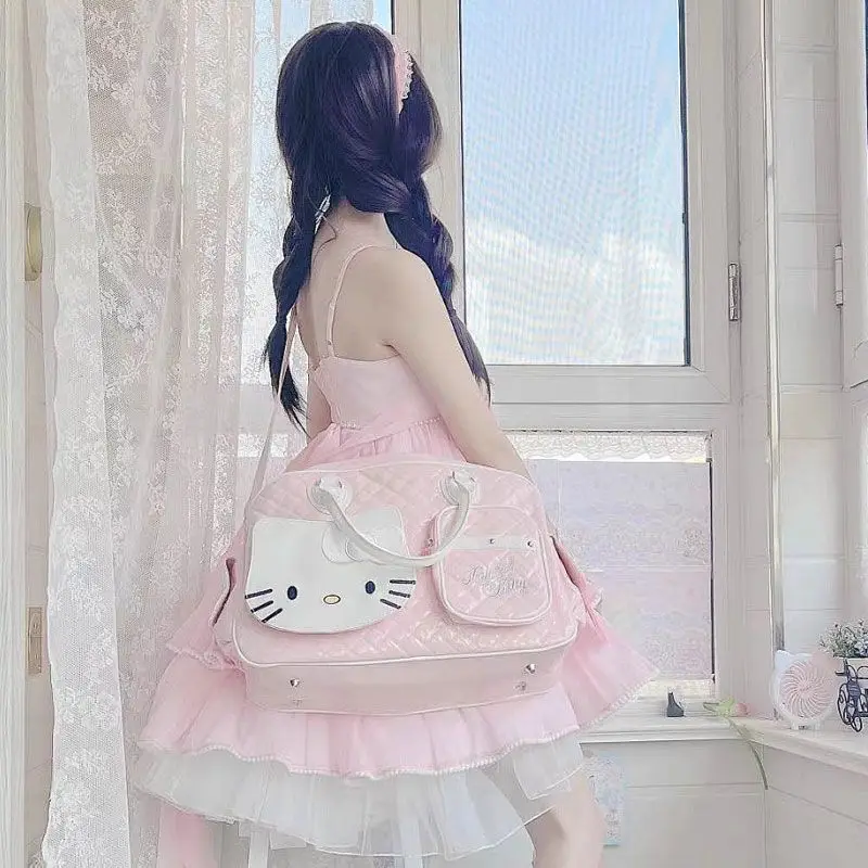 2025 New Hello Kitty Japanese Sweetheart Hot Girl Pu Large Capacity Classic Kawaii Auspicious High Capacity Travel Bag Backpack
2025 New Hello Kitty Japanese Sweetheart Hot Girl Pu Large Capacity Classic Kawaii Auspicious High Capacity Travel Bag Backpack