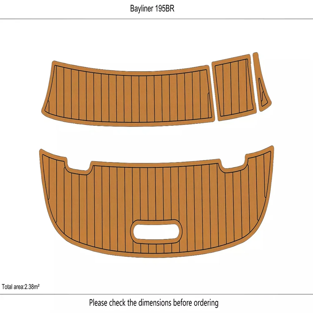 2003-2013 Bayliner 195 BR Swim platform 1/4" 6mm EVA foam floor Marine Flooring Teak Yacht boat marine accessories
2003-2013 Bayliner 195 BR Swim platform 1/4" 6mm EVA foam floor Marine Flooring Teak Yacht boat marine accessories