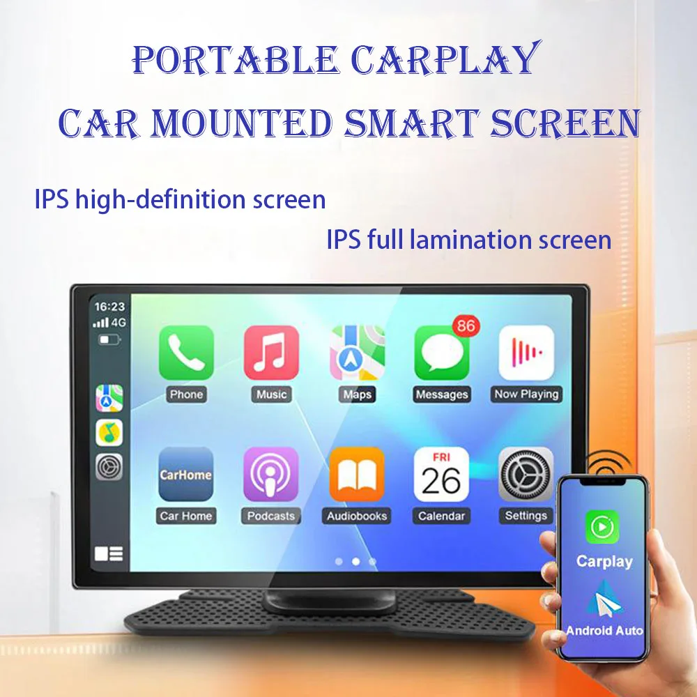 Fully Compatible 7-inch Wireless Carplay Portable Screen Supports Reverse Image, Driving Recorder, Car Portable PND
Fully Compatible 7-inch Wireless Carplay Portable Screen Supports Reverse Image, Driving Recorder, Car Portable PND
