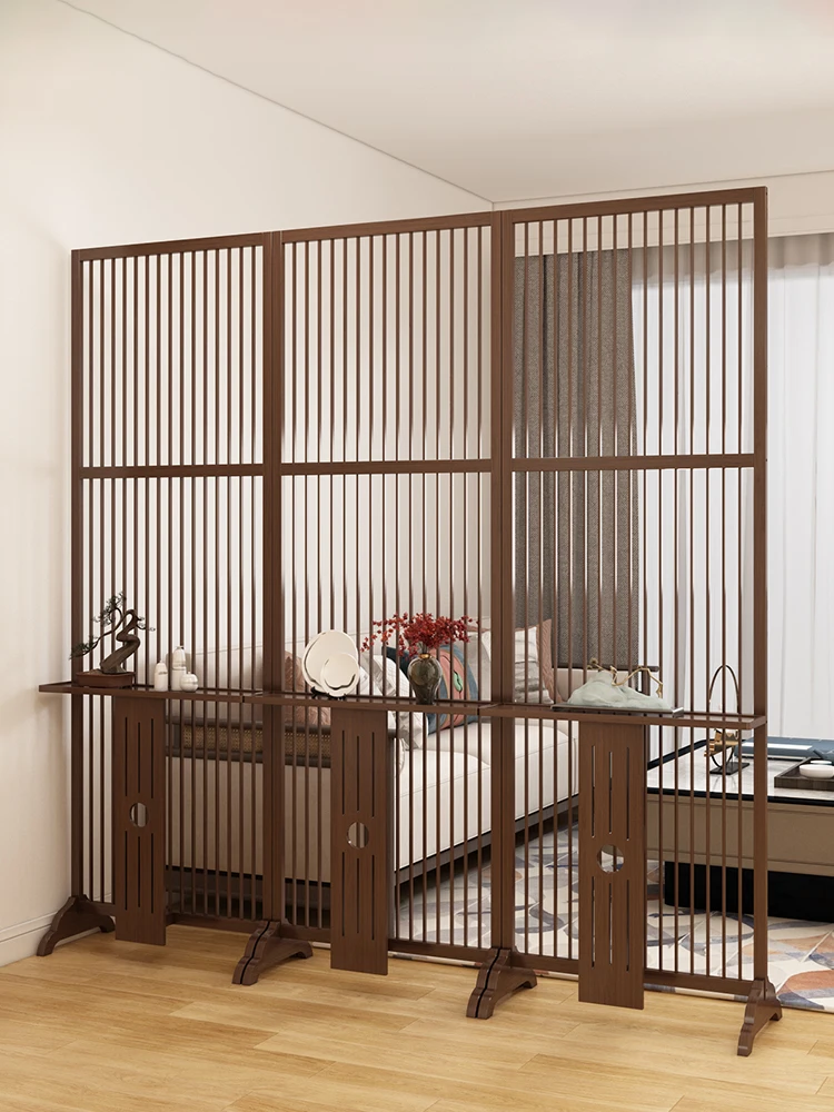 Screen partition, living room, new Chinese-style entrance facing the door, blocking grille screen, household simple and movable
Screen partition, living room, new Chinese-style entrance facing the door, blocking grille screen, household simple and movable