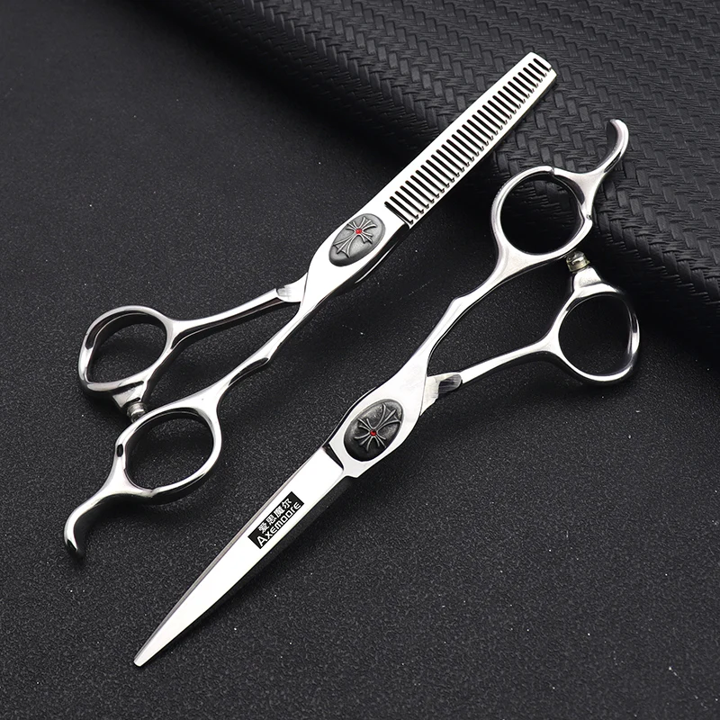 Axemoore Hair Scissors Professional 6" Japan Stainless Hair Cutting Scissors Barber Shop Hairdressing Thinning Shears
Axemoore Hair Scissors Professional 6" Japan Stainless Hair Cutting Scissors Barber Shop Hairdressing Thinning Shears