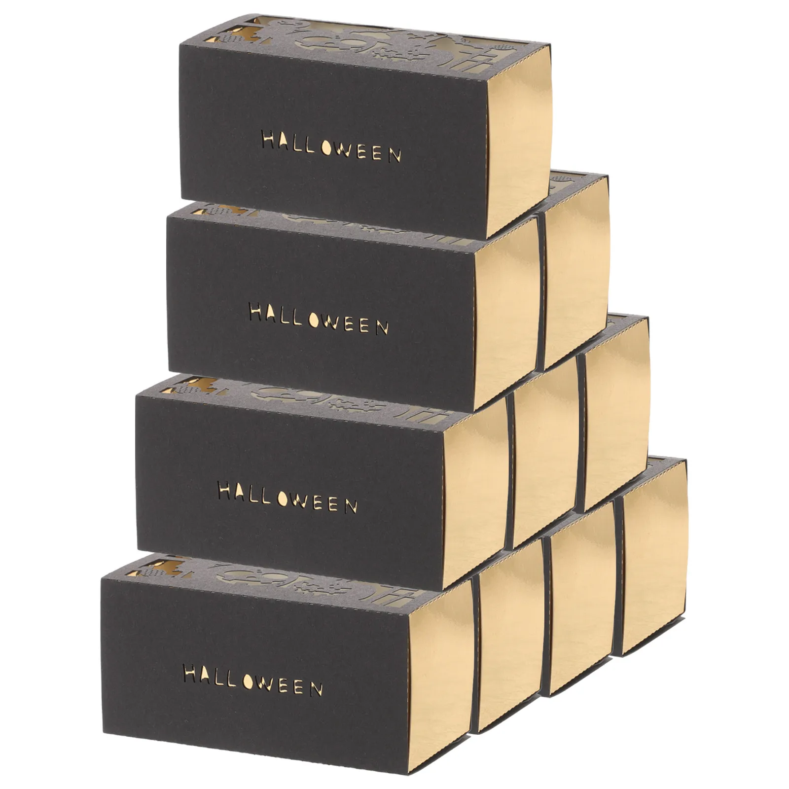 50Pcs Halloween Hollow Chocolate Box Mini Pumpkin Bat Design Smooth Paper Candy Container for Party Favors Treats Decor
50Pcs Halloween Hollow Chocolate Box Mini Pumpkin Bat Design Smooth Paper Candy Container for Party Favors Treats Decor