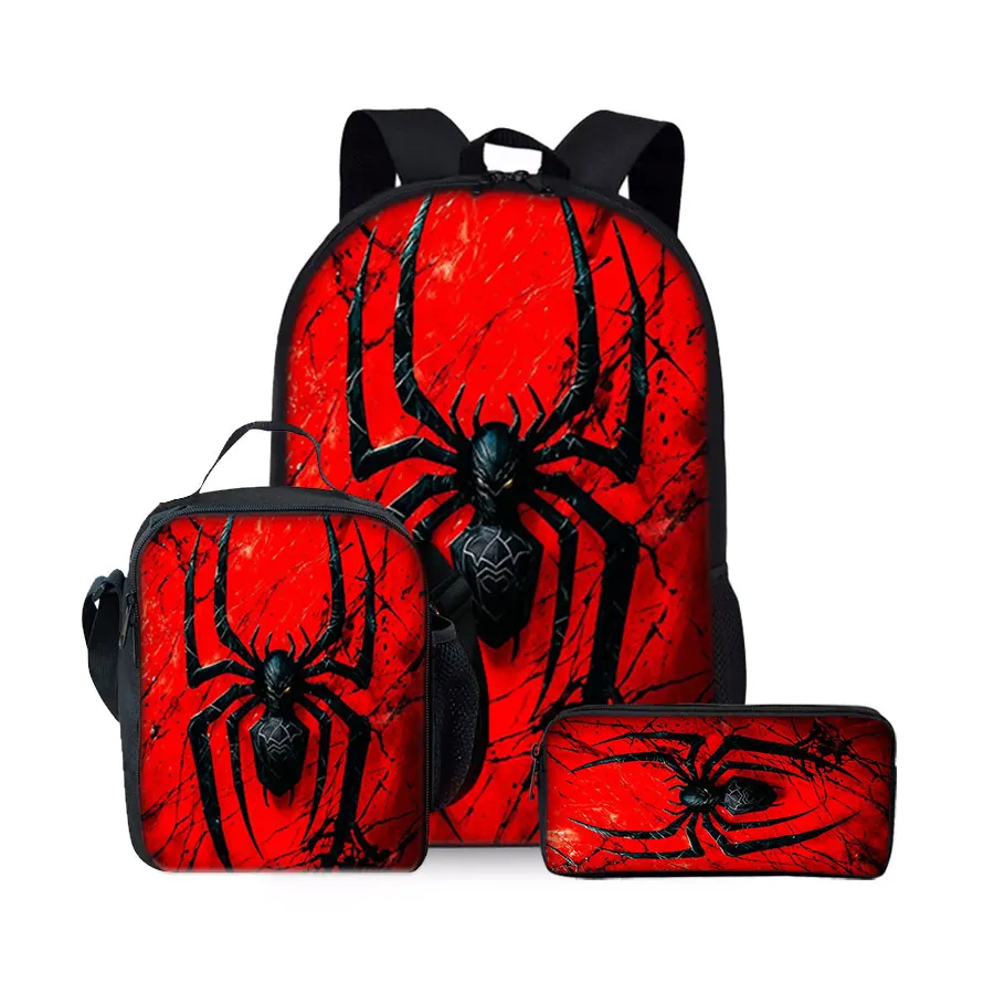 New Spider Pattern Three Piece Set Backpacks for Boy and Girls Best Gifts 3D Cartoon School Backpack for Children
New Spider Pattern Three Piece Set Backpacks for Boy and Girls Best Gifts 3D Cartoon School Backpack for Children
