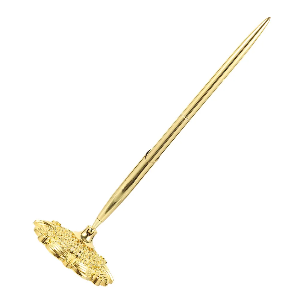 Vertical Table Top Signature Pen Stainless Steel Body Long-Lasting Wear-Resistant Office Pen for Business Negotiation Decorative
Vertical Table Top Signature Pen Stainless Steel Body Long-Lasting Wear-Resistant Office Pen for Business Negotiation Decorative