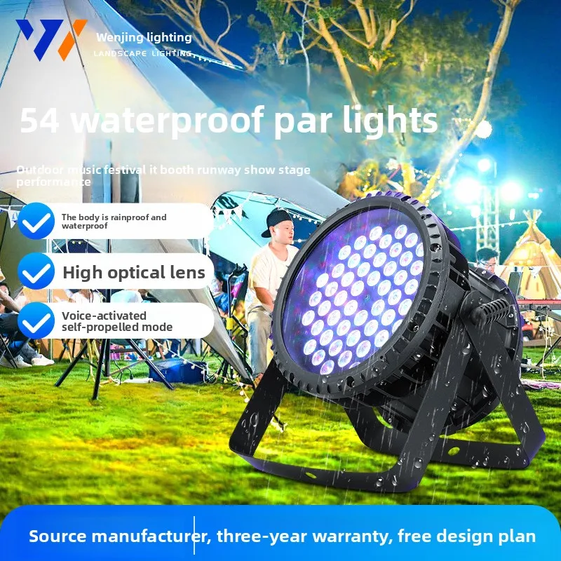 Stage Lighting Outdoor 54 Waterproof Pa Lights Lighting Performance Engineering Cultural Tourism LED Dyeing Surface Light
Stage Lighting Outdoor 54 Waterproof Pa Lights Lighting Performance Engineering Cultural Tourism LED Dyeing Surface Light