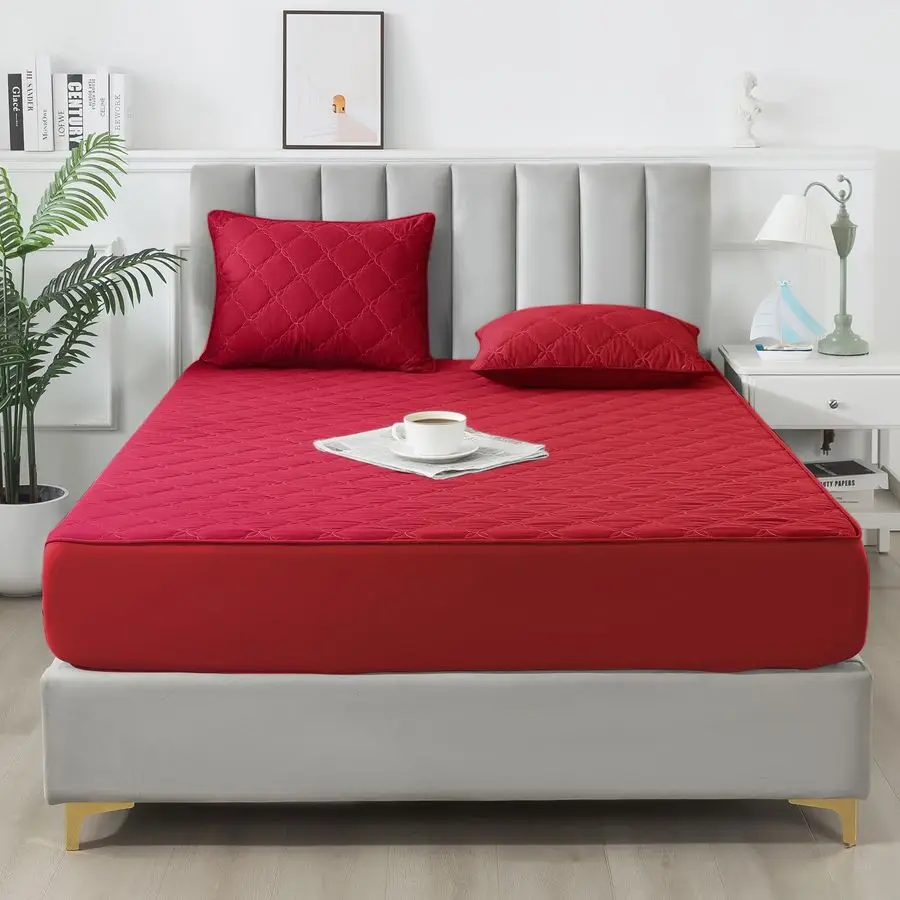 Наматрасник King Size, бесшумный, в стиле простыни, для полной защиты кровати, для детей, домашних животных, взрослых, гипоаллергенный
Наматрасник King Size, бесшумный, в стиле простыни, для полной защиты кровати, для детей, домашних животных, взрослых, гипоаллергенный