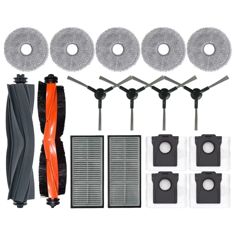 For Dreame X30 Pro Plus / X30 Pro Ultra Robot Vacuum Cleaner Replacement Main Side Brush Hepa Filter Mop Cloth Dust Bags
For Dreame X30 Pro Plus / X30 Pro Ultra Robot Vacuum Cleaner Replacement Main Side Brush Hepa Filter Mop Cloth Dust Bags