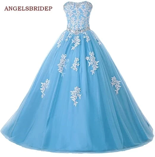 ANGELSBRIDEP без бретелек, платья Quinceanera для 15 вечерние, белое Тюлевое платье с аппликацией для особых случаев, маскарадные платья на день рождения, Лидер продаж
ANGELSBRIDEP без бретелек, платья Quinceanera для 15 вечерние, белое Тюлевое платье с аппликацией для особых случаев, маскарадные платья на день рождения, Лидер продаж