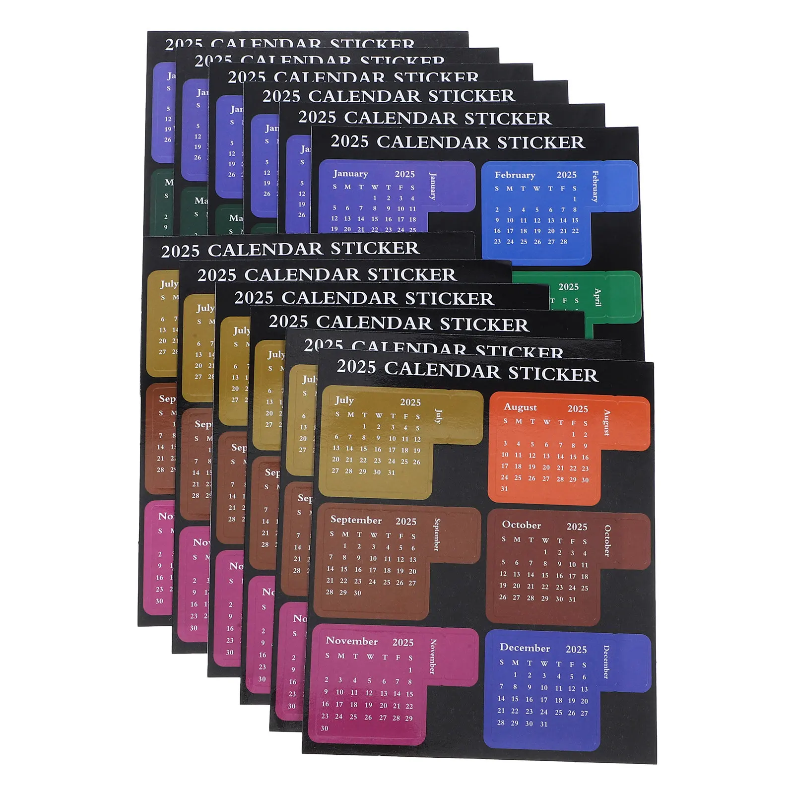 12 листов цветных стикеров-календарей для ежедневника, разделители-индексы для офиса, школы, скрапбукинга, декора дневников и поделок своими руками
12 листов цветных стикеров-календарей для ежедневника, разделители-индексы для офиса, школы, скрапбукинга, декора дневников и поделок своими руками