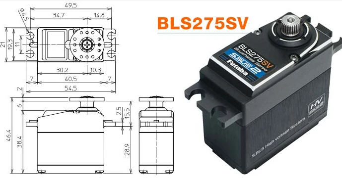 FUTABA BLS275SV сервопривод бесщеточный высоковольтный сервопривод с наклонным диском из титанового сплава
FUTABA BLS275SV сервопривод бесщеточный высоковольтный сервопривод с наклонным диском из титанового сплава