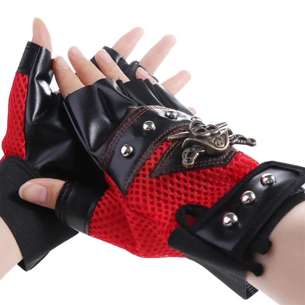 Accessories Driving PU Leather Rivet Anti-slip Fingerless Half Finger Gloves Skulls Gloves Cycling Gloves Motorcycle Gloves
Accessories Driving PU Leather Rivet Anti-slip Fingerless Half Finger Gloves Skulls Gloves Cycling Gloves Motorcycle Gloves