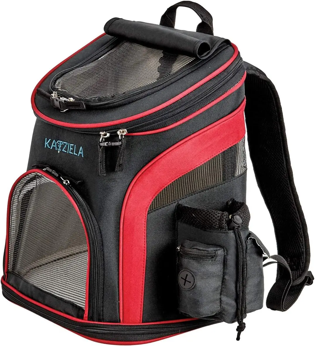 Portable Pet Carrier Backpack for Small Dogs and Cats with Ventilation, Storage, and Fleece Bed - Red
Portable Pet Carrier Backpack for Small Dogs and Cats with Ventilation, Storage, and Fleece Bed - Red
