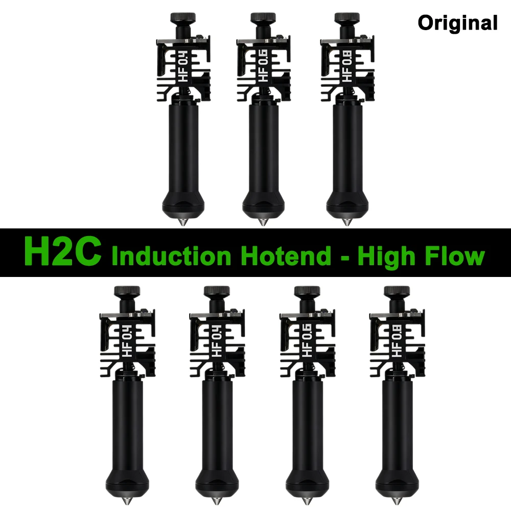 High Flow Smart Induction Hotend Official Original For Bambu Lab H2C Hotend 0.4/0.6/0.8mm 3D Printer Accessories
High Flow Smart Induction Hotend Official Original For Bambu Lab H2C Hotend 0.4/0.6/0.8mm 3D Printer Accessories