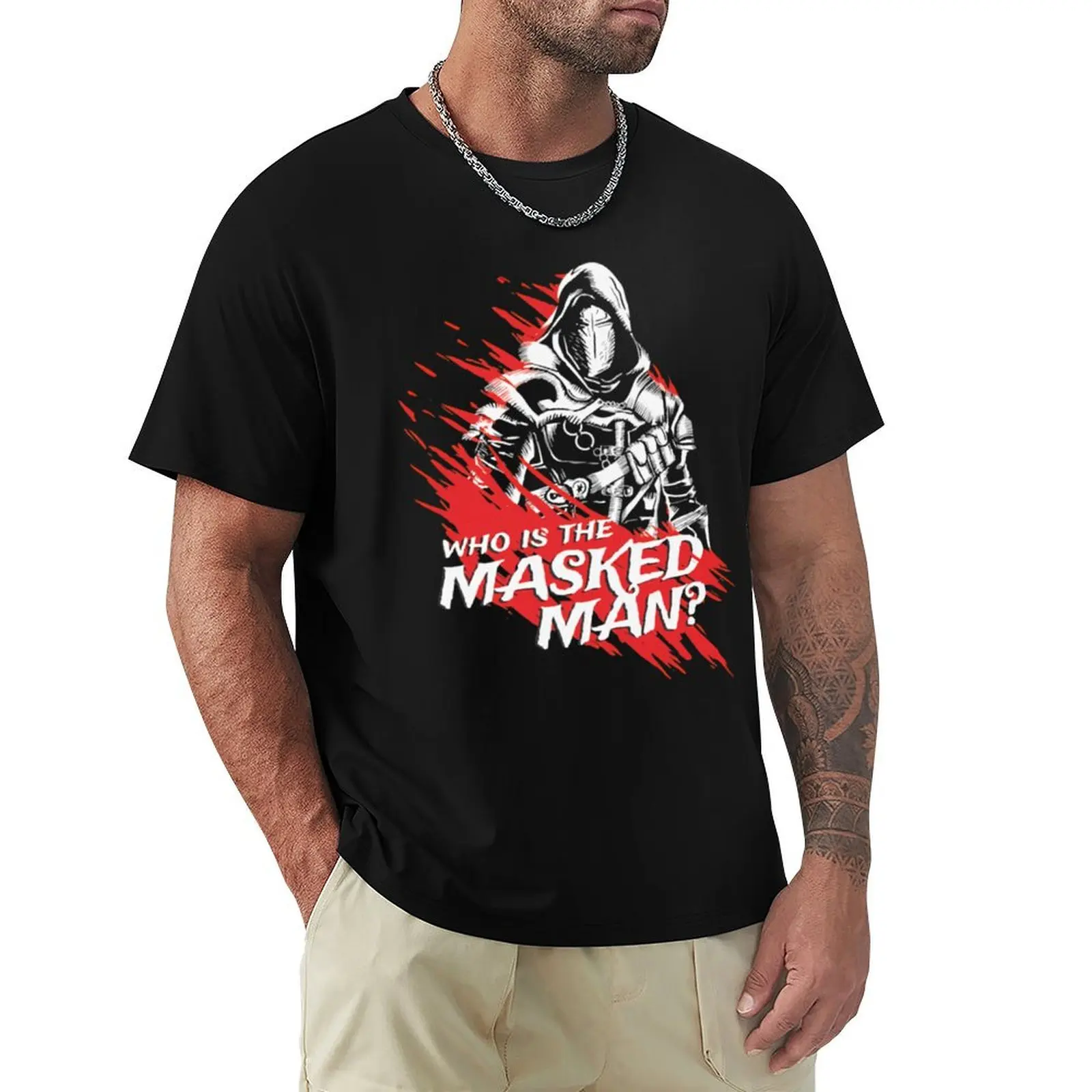 Who is the Masked Man - Mythic Quest T-Shirt vintage anime shirt vintage graphic tee cotton graphic tees funny t shirts men
Who is the Masked Man - Mythic Quest T-Shirt vintage anime shirt vintage graphic tee cotton graphic tees funny t shirts men