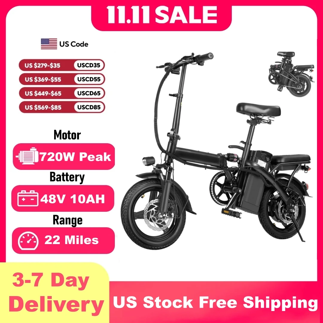 Электрический велосипед для взрослых с двигателем мощностью 720 Вт, складной с сиденьем и корзиной, съемный аккумулятор 14 дюймов, 48 В, 10,4 Ач, дальность действия 22 миль, 20 миль в час
Электрический велосипед для взрослых с двигателем мощностью 720 Вт, складной с сиденьем и корзиной, съемный аккумулятор 14 дюймов, 48 В, 10,4 Ач, дальность действия 22 миль, 20 миль в час