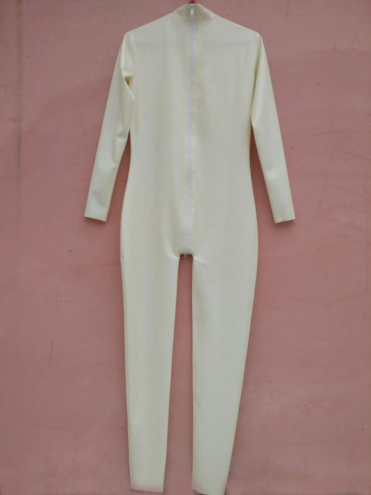 Latex Rubber Gummi Catsuit Halloween White Suit Bodysuit Cosplay Masquerade ball
Latex Rubber Gummi Catsuit Halloween White Suit Bodysuit Cosplay Masquerade ball