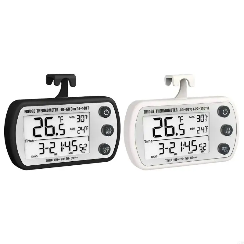 L74D Easy To Use Fridge Temperature Monitor with Large Display Plastic Temperature Gauges for Homes cook & Storage fan
L74D Easy To Use Fridge Temperature Monitor with Large Display Plastic Temperature Gauges for Homes cook & Storage fan