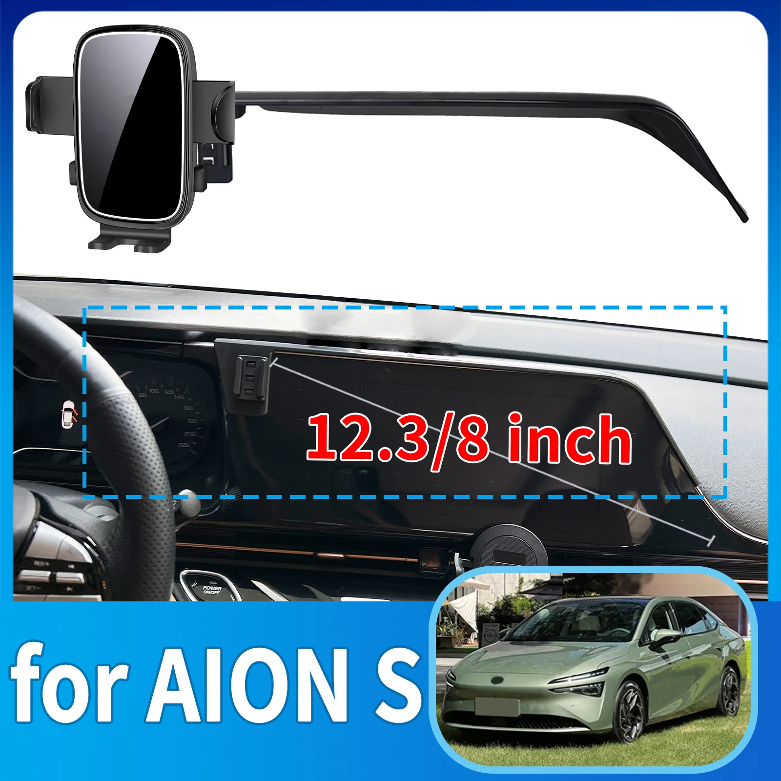 fit for AION S 12.3 inches 2024 2025 Phone Holder, Dashboard Screen Mount Bracket Easy Installation Car accessoires
fit for AION S 12.3 inches 2024 2025 Phone Holder, Dashboard Screen Mount Bracket Easy Installation Car accessoires