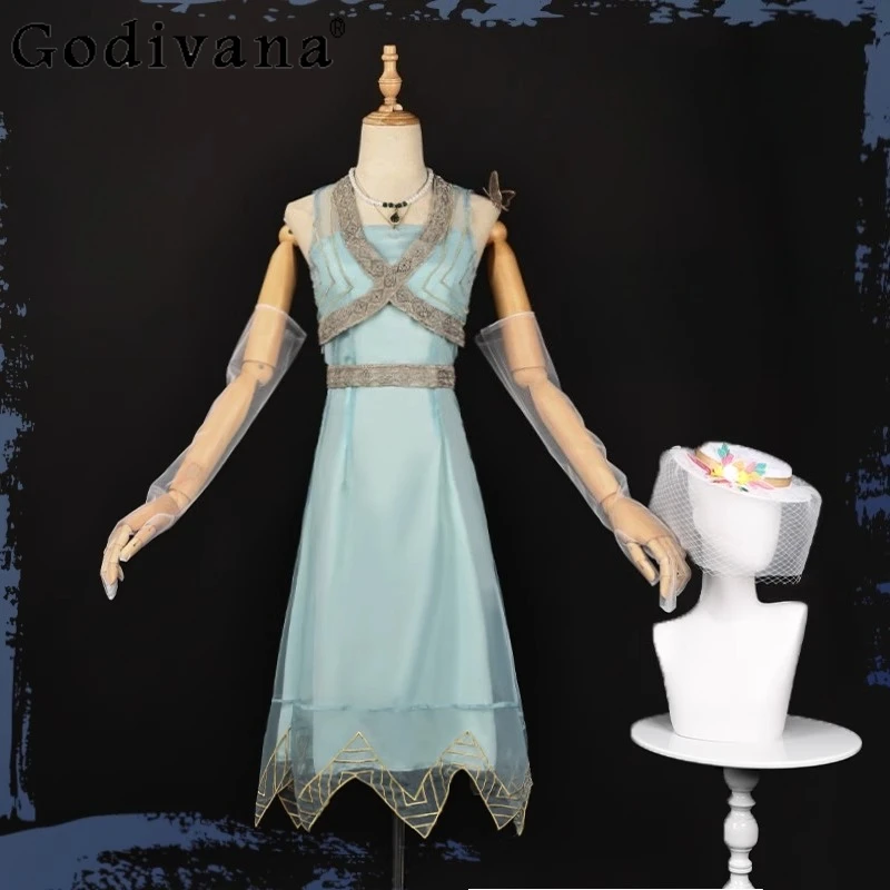 Fifth Personality Cos Dress Set for Women Sleeveless Halloween Long Dress Female Christmas Carnival Role Play Dress
Fifth Personality Cos Dress Set for Women Sleeveless Halloween Long Dress Female Christmas Carnival Role Play Dress