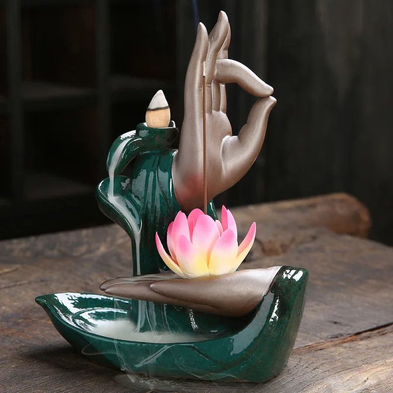 Jingchen, cross-border supply of ceramic red bergamot lotus Tathagata backflow aromatherapy burner home jewelry ornaments
Jingchen, cross-border supply of ceramic red bergamot lotus Tathagata backflow aromatherapy burner home jewelry ornaments