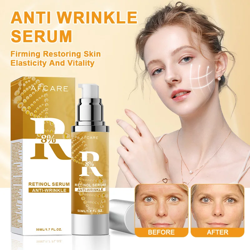 Afcare Anti Wrinkle Serum Fade Fine Lines Facial Essence Anti-aging Moisturizing Skin Care Products Lifting Firming Repair
Afcare Anti Wrinkle Serum Fade Fine Lines Facial Essence Anti-aging Moisturizing Skin Care Products Lifting Firming Repair