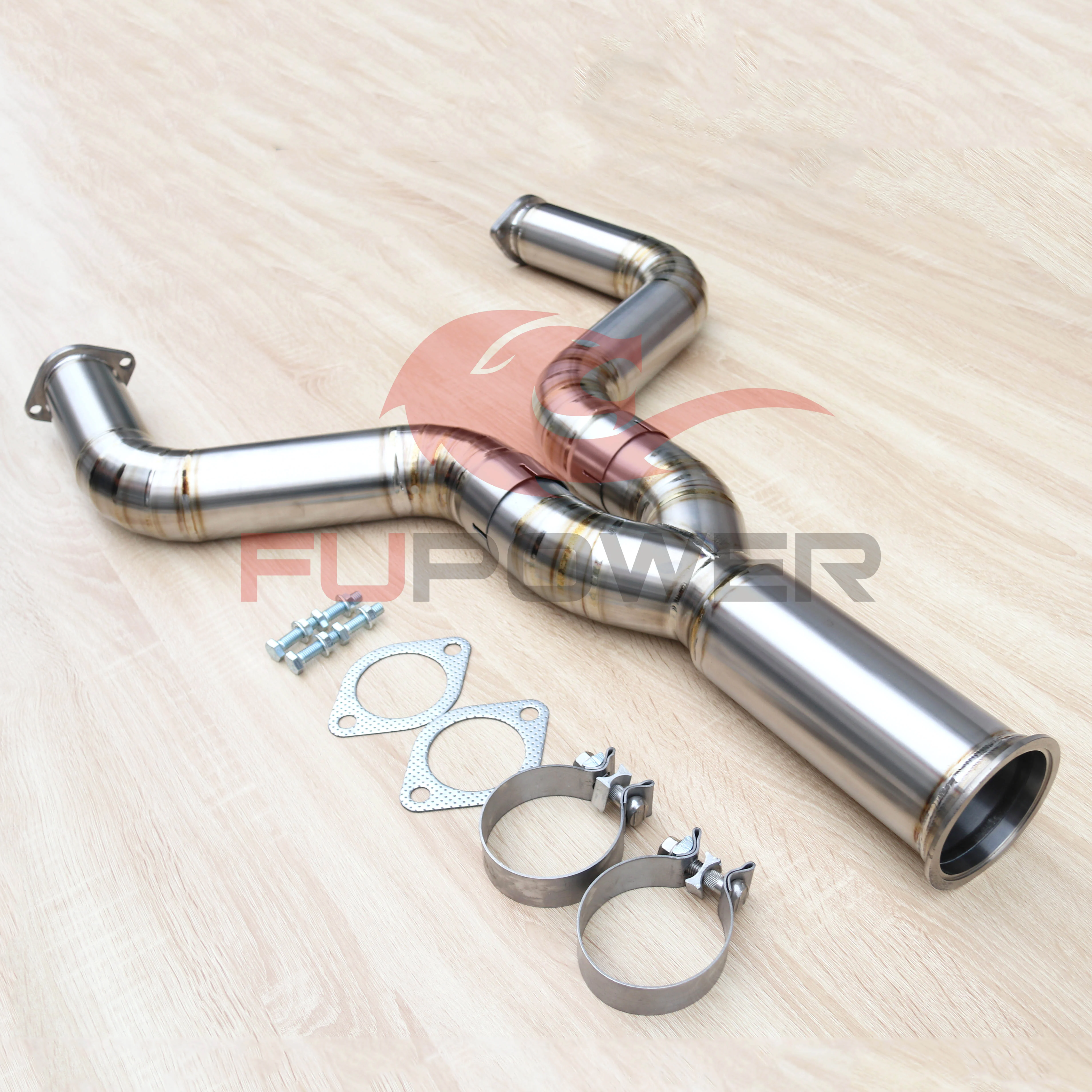 3" Exhaust Titanium Mid Y Pipe Muffler Exhaust for Nissan 350Z 2003-2008 VQ35DE VQ35HR 370Z
3" Exhaust Titanium Mid Y Pipe Muffler Exhaust for Nissan 350Z 2003-2008 VQ35DE VQ35HR 370Z