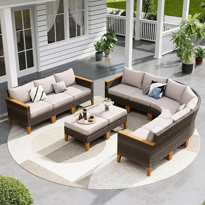 !@Dwoo 11 Piece Resort House Backyard Aluminium Rattan Wicker Sofa Furniture Outdoor Patio Luxury Garden Corner Sofa Set
!@Dwoo 11 Piece Resort House Backyard Aluminium Rattan Wicker Sofa Furniture Outdoor Patio Luxury Garden Corner Sofa Set