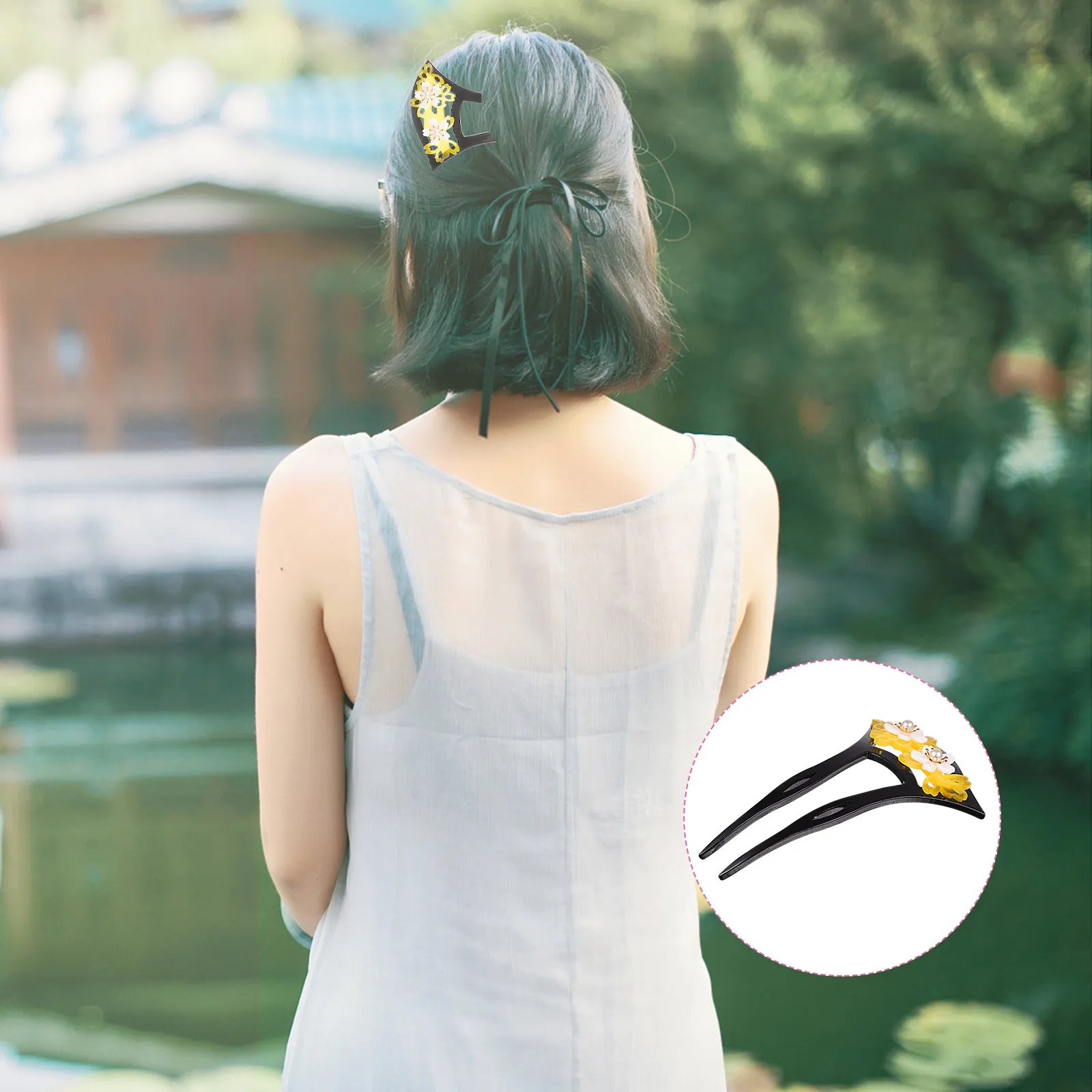 1Pcs Hairpin Retro Chinese Style U-Shape Hair Stick Classical Women Hair Accessories for Special Occasions
1Pcs Hairpin Retro Chinese Style U-Shape Hair Stick Classical Women Hair Accessories for Special Occasions