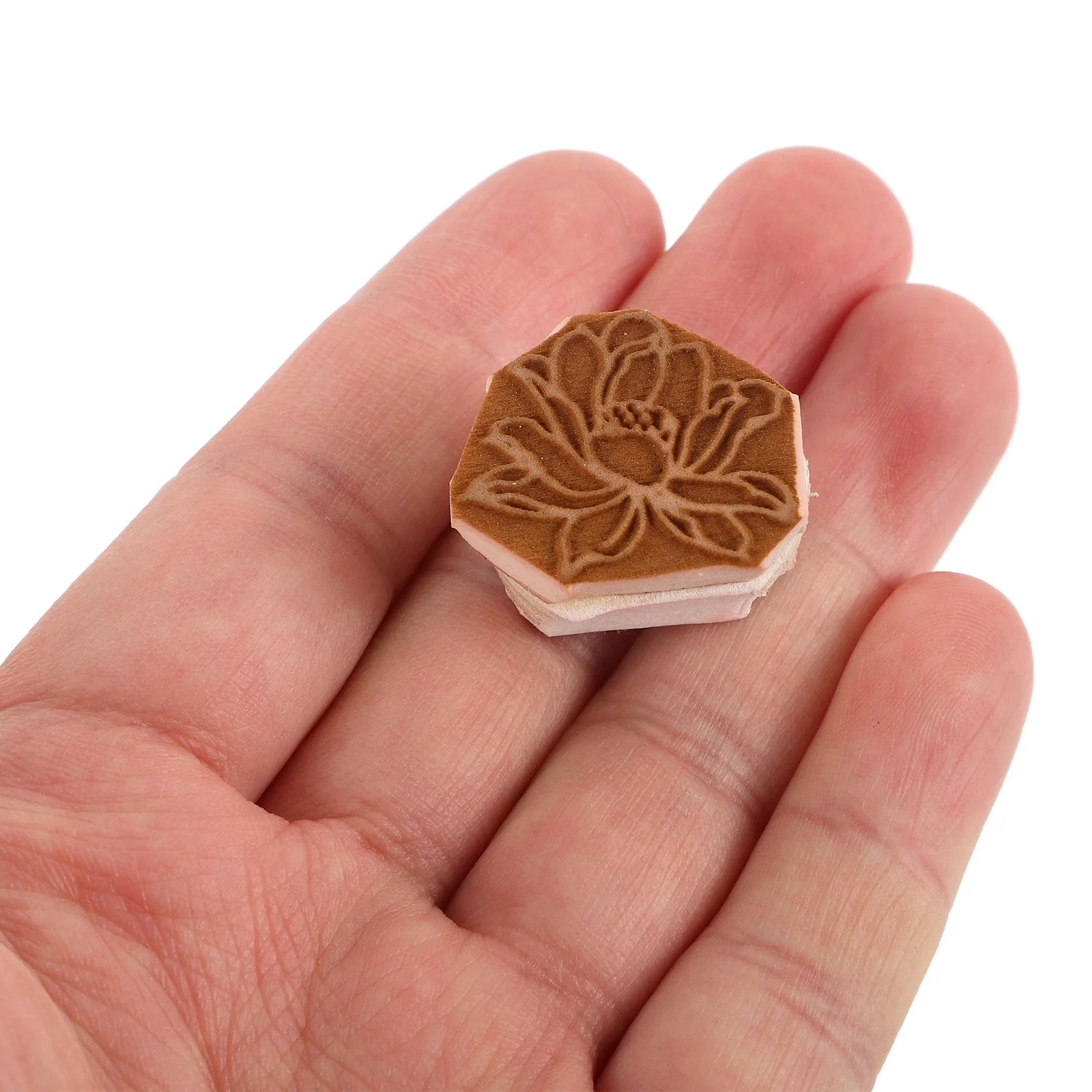 Artistic Lotus Flower Stamp for Pottery Crafting with Textured Designs DIY Clay Stamping Projects Wood Printing Stamp Tools
Artistic Lotus Flower Stamp for Pottery Crafting with Textured Designs DIY Clay Stamping Projects Wood Printing Stamp Tools