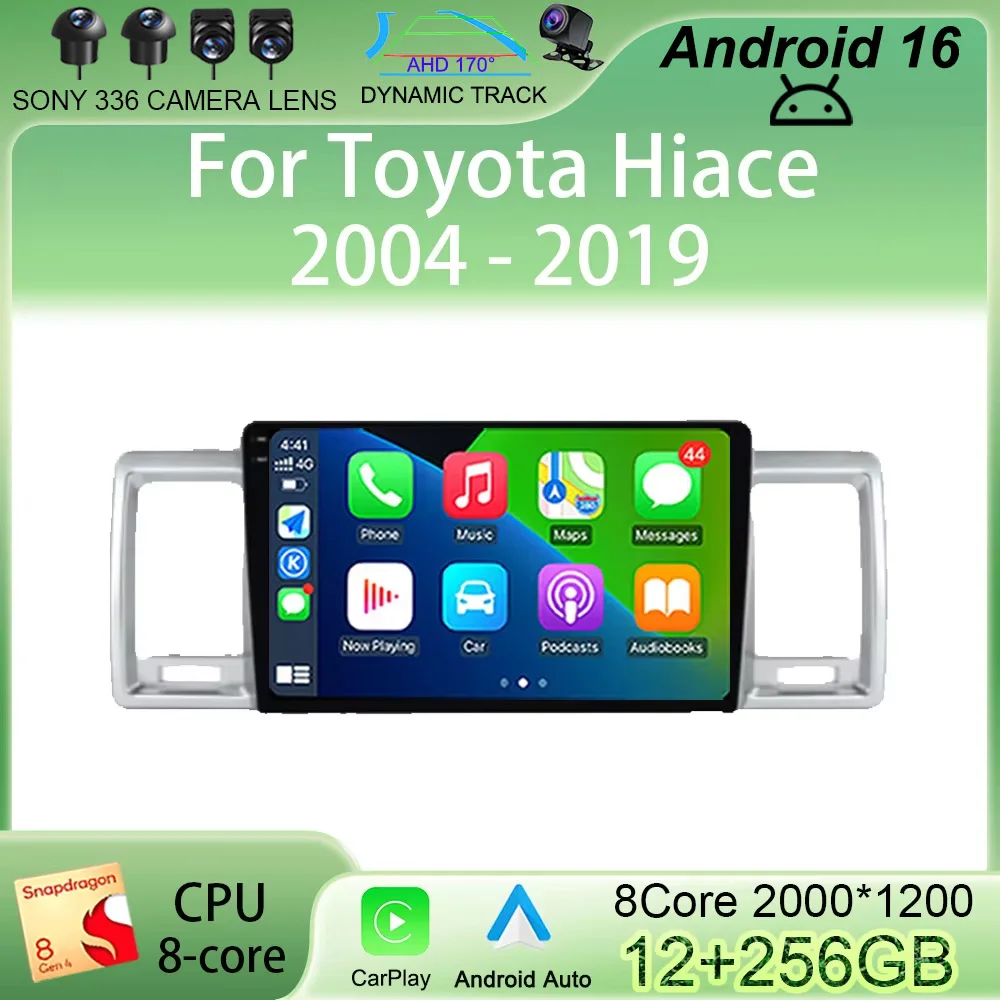 Android 16 10" HD Screen Video Car Stereo For Toyota Hiace 2004 - 2019 Audio Player Multimedia Carplay Autoradio GPS Navigation
Android 16 10" HD Screen Video Car Stereo For Toyota Hiace 2004 - 2019 Audio Player Multimedia Carplay Autoradio GPS Navigation