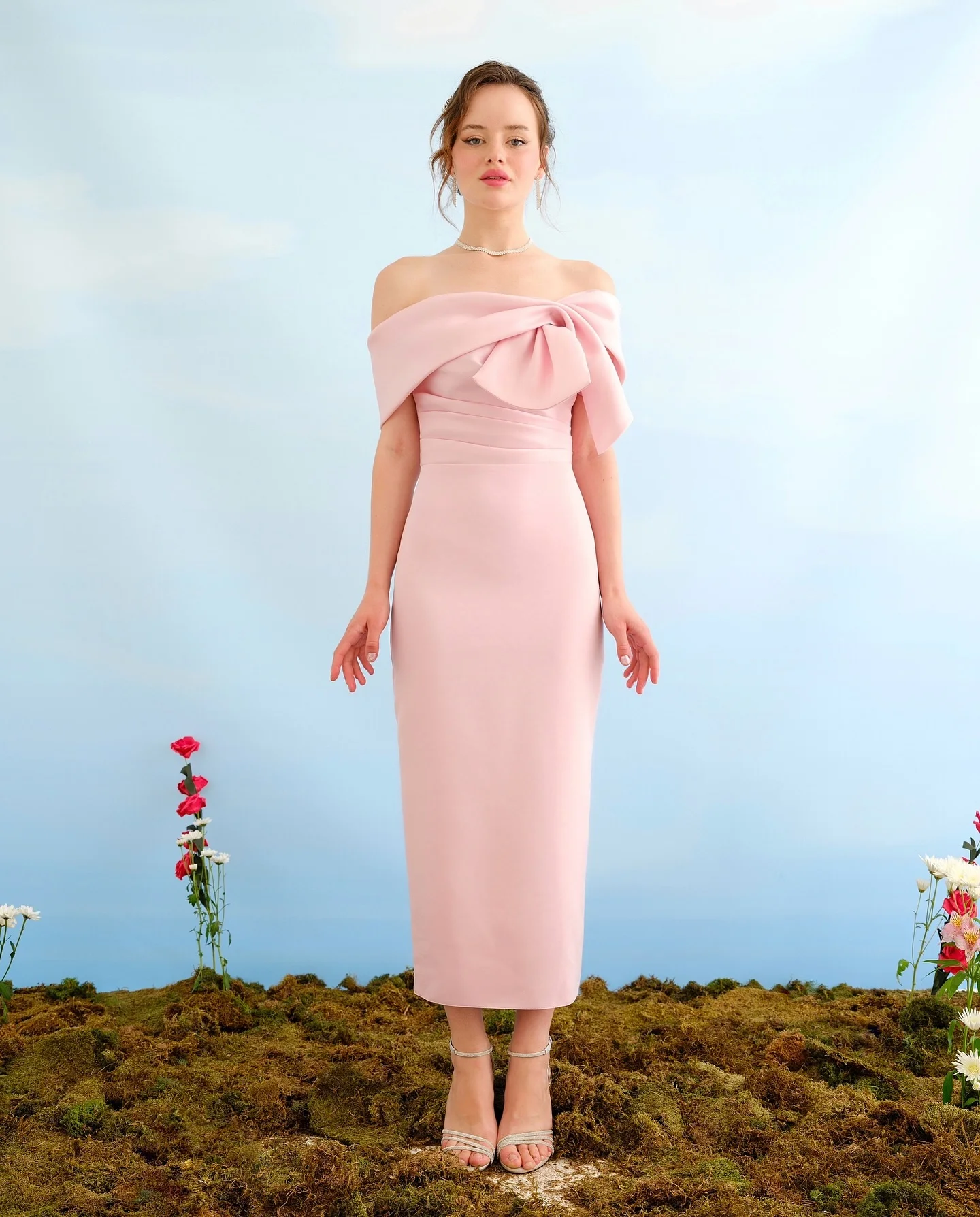 Customized Temperament Off the Shoulder Bow Evening Dresses Graceful Back Slit Pleats Jersey Vestido De Festa Vestido De Noche
Customized Temperament Off the Shoulder Bow Evening Dresses Graceful Back Slit Pleats Jersey Vestido De Festa Vestido De Noche