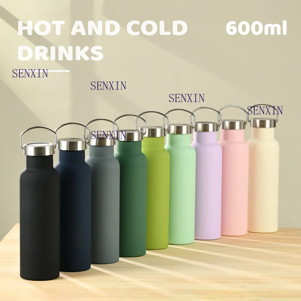 600ml Double-layer Stainless Steel Sports Water Bottle Portable Outdoor Handheld Water Bottle Simple Insulation Cup
600ml Double-layer Stainless Steel Sports Water Bottle Portable Outdoor Handheld Water Bottle Simple Insulation Cup