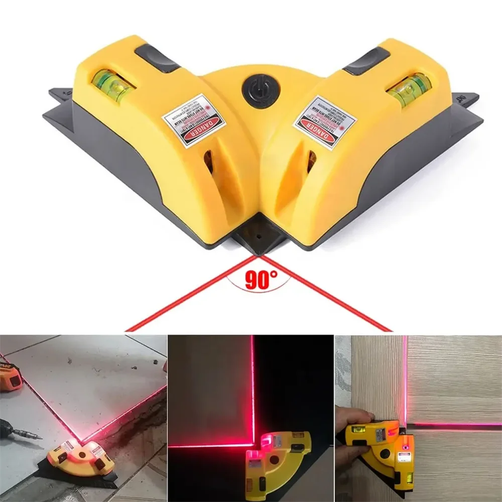 90 ° infrared laser level, vertical horizontal line projection, square floor tile level, laser precision measurement tool
90 ° infrared laser level, vertical horizontal line projection, square floor tile level, laser precision measurement tool