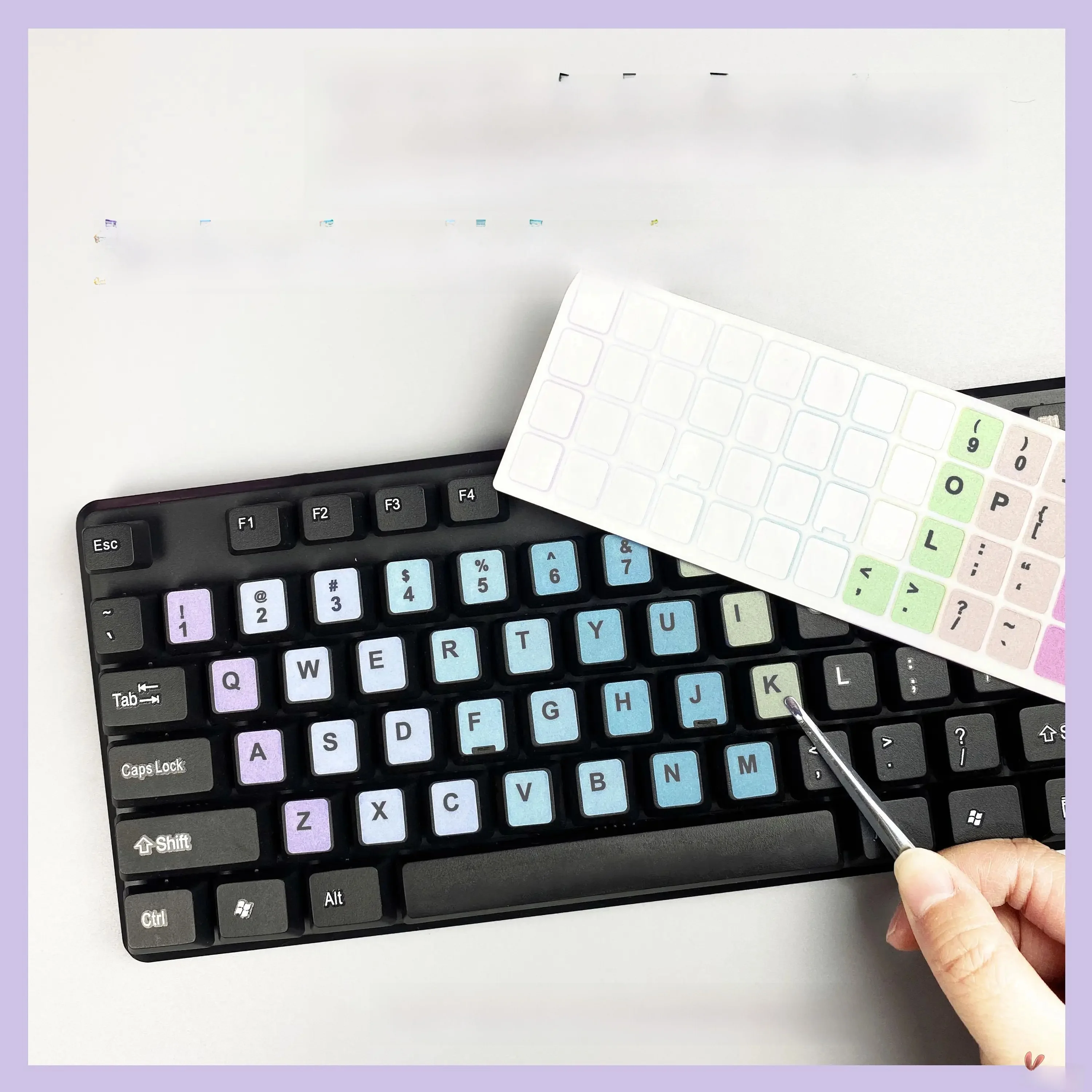 Universal Computer Keyboard Letter Stickers Key Pad Repair Aging Paint Peeling off Single Piece Desktop Style Cartoon Theme
Universal Computer Keyboard Letter Stickers Key Pad Repair Aging Paint Peeling off Single Piece Desktop Style Cartoon Theme