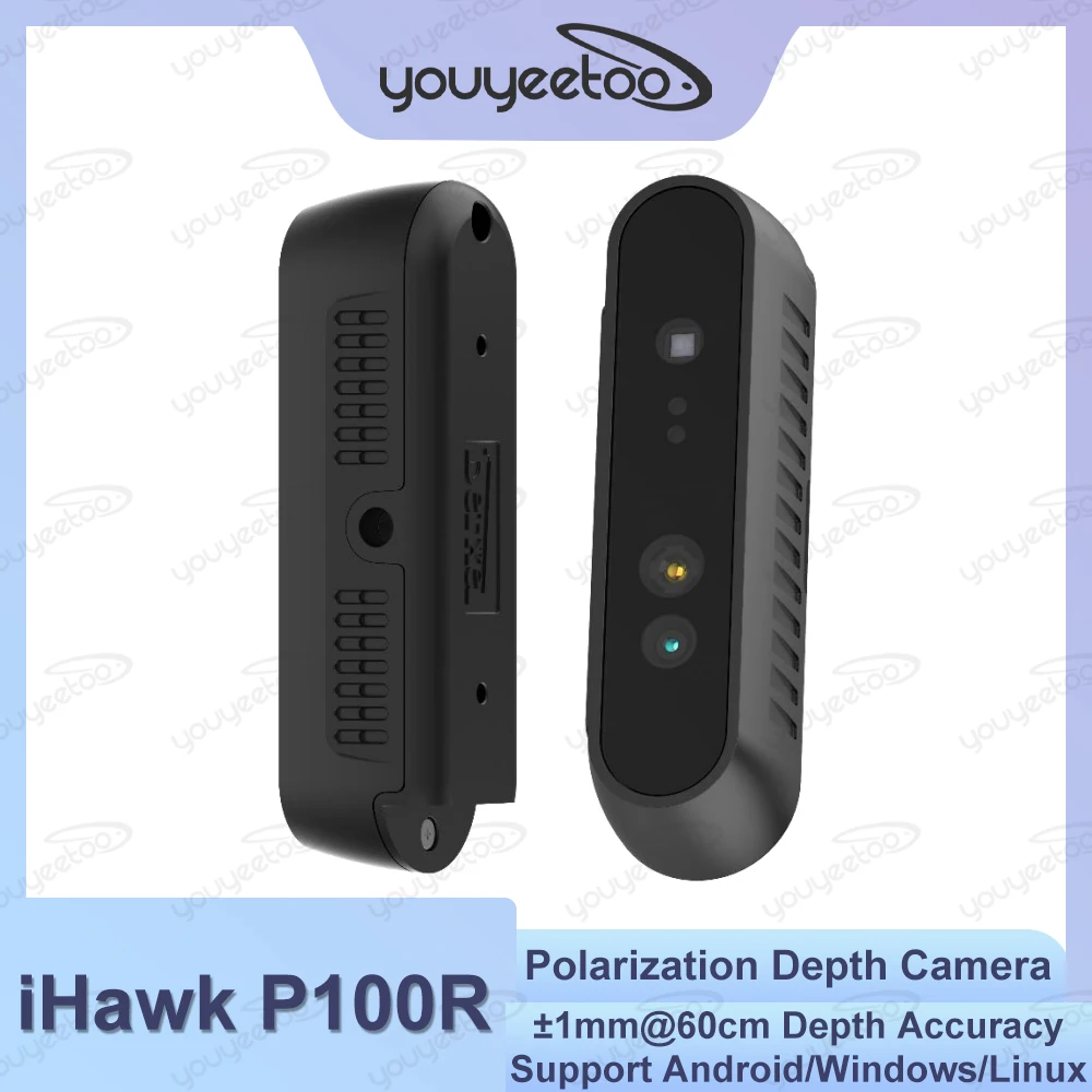 iHawkP100R Depth Camera 3D Structured Light High Precision Integrated Circuit 0.3-8.0m Measurement Distance 640x400 Resolution
iHawkP100R Depth Camera 3D Structured Light High Precision Integrated Circuit 0.3-8.0m Measurement Distance 640x400 Resolution