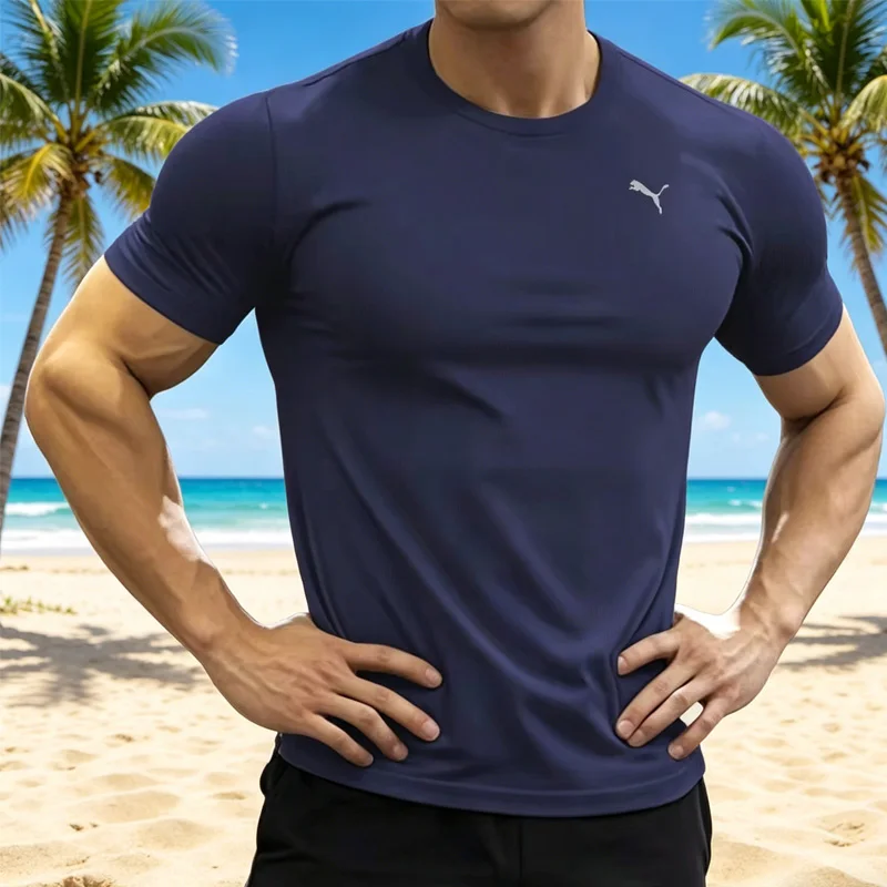 Puma Men's Short Sleeve T-Shirt 520759-06 Summer Breathable Comfortable Sports Tee Fashion Casual Versatile Top
Puma Men's Short Sleeve T-Shirt 520759-06 Summer Breathable Comfortable Sports Tee Fashion Casual Versatile Top