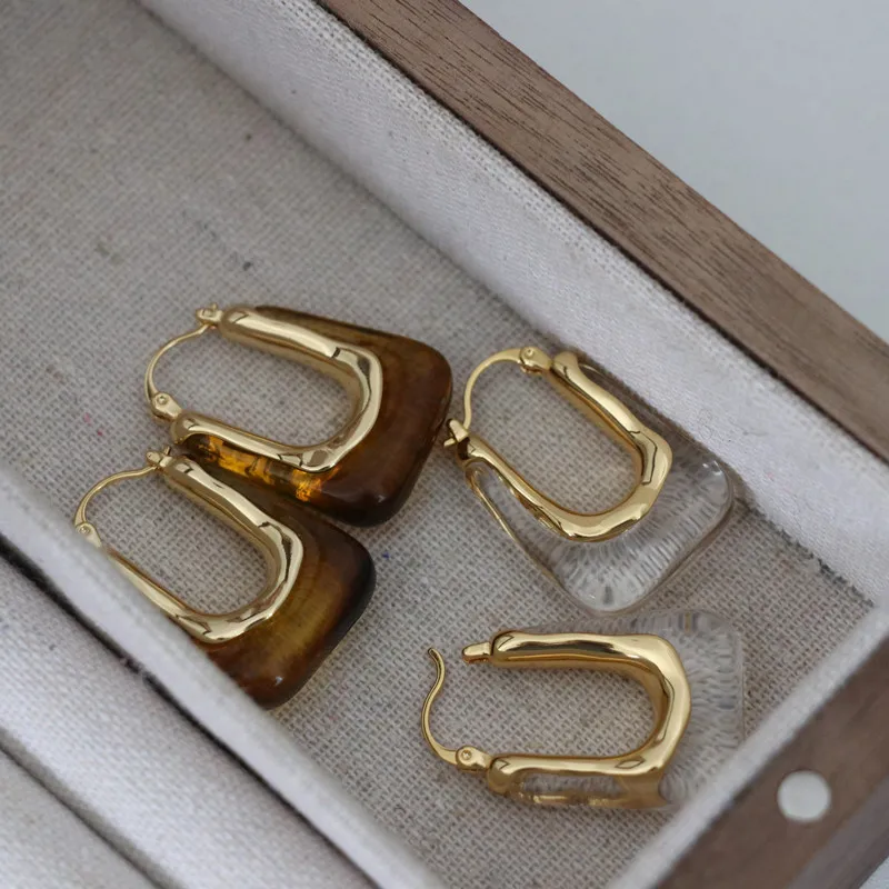 Brass Colorful Clear Resin Earrings Women Jewelry Punk Designer Runway Rare Simply Gown Boho Japan Korean 
Brass Colorful Clear Resin Earrings Women Jewelry Punk Designer Runway Rare Simply Gown Boho Japan Korean